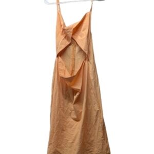 Cupshee Chic Open Orange Dress